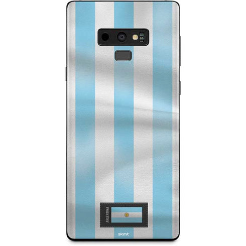 Argentina Soccer Flag Galaxy Note 9 Skin